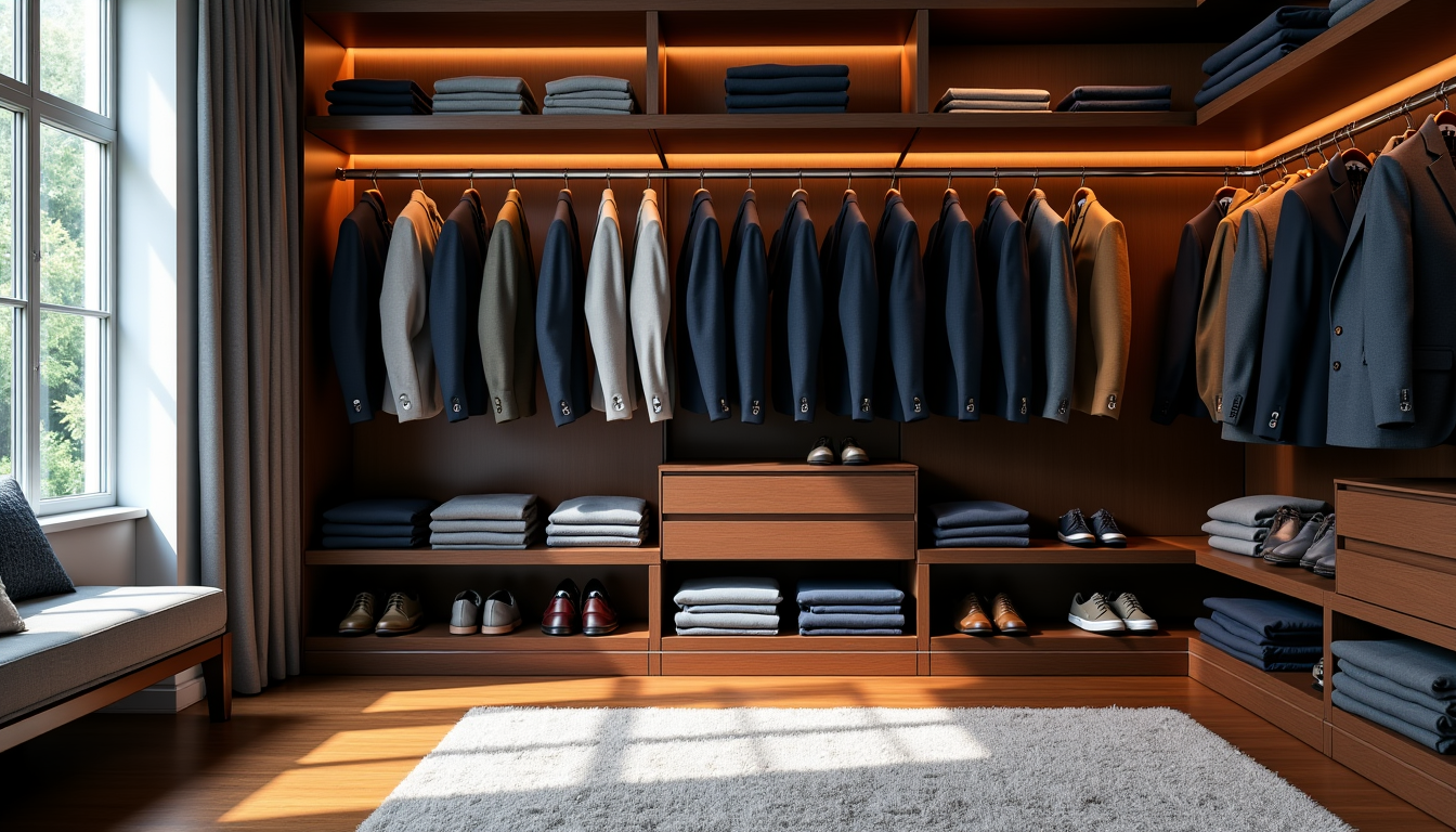 Style et organisation : optimiser son dressing masculin comme un pro