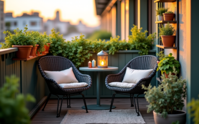 Comment décorer un petit balcon avec style