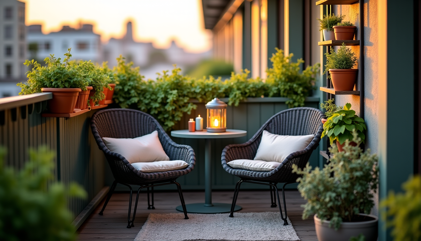 Comment décorer un petit balcon avec style